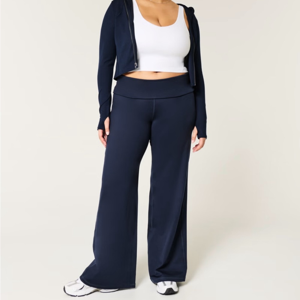 Aerie Dark Blue Women's Wide-Leg Leggings